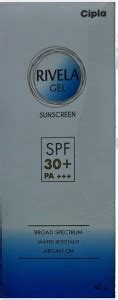 Cipla Sunscreen - SPF 50 PA++++ Rivela Gel Spf30 With Dry Touch Sun ...