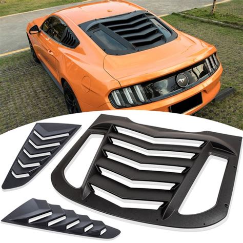 Buy Rear Window Louver & Quarter Side Scoop Louvers for Ford Mustang ...