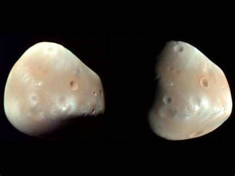NASA's Odyssey captures footage of Mars' moons which look like lumpy ...