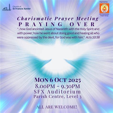 Praying Over By SFX CPG Team, Catholic Church of St Francis Xavier ...