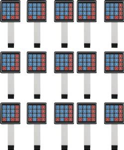 R&D 4×4 16 Key Matrix Membrane Switch Keypad Keyboard 30 PCS Electronic ...