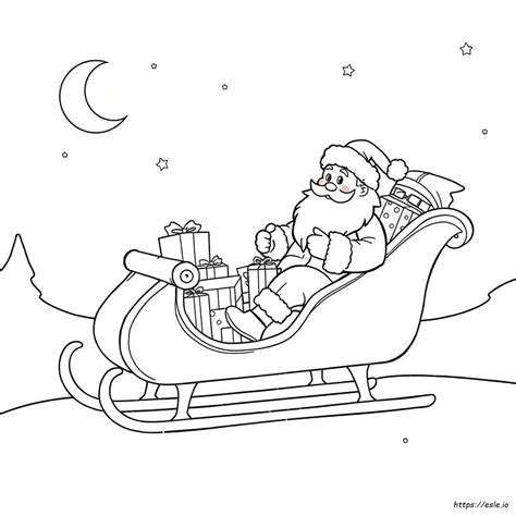 Free Printable Santa Coloring Pages