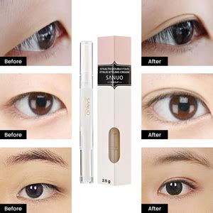 Earthly® Double Eyelid Gel Cream Waterproof Invisible | Eyelid Glue Pen ...