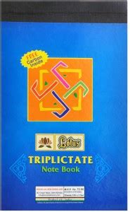LOTUS Triplicate Notebook 300 Pages Price in India - Buy LOTUS ...