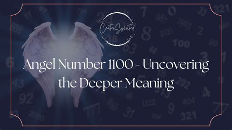 Angel Number 1100 - Uncovering the Deeper Meaning