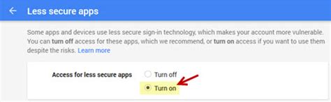 Image result for Gmail Less Secure App Access
