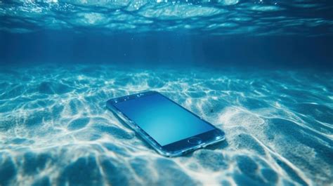 Smartphone underwater | Premium AI-generated image