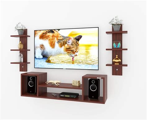 MACWUD Nicco Engineered Wood Tv Unit for Living Room, Entertainment ...