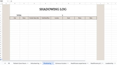 Pre-physician Assistant School Tracker: PCH, Volunteer, Shadowing ...