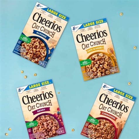 General Mills Cheerios Oat Crunch Berry Cereal Large Size - Shop Cereal ...