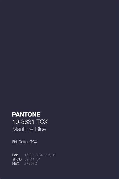 Dark Navy Blue Pantone