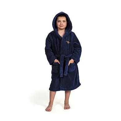 Linum Home Textiles Kids Super Plush Dinosaur Hooded Bathrobe