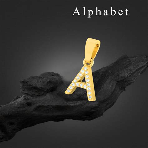 Real Diamond Alphabet/Initial Pendants – Diamtrendz.in