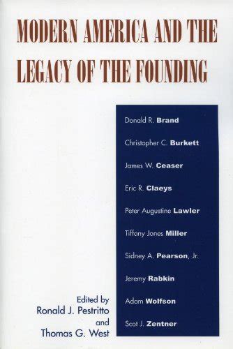Modern America and the Legacy of Founding eBook : Pestritto, Ronald J ...