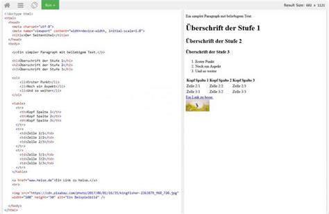 Image result for HTML Tutorial Deutsche