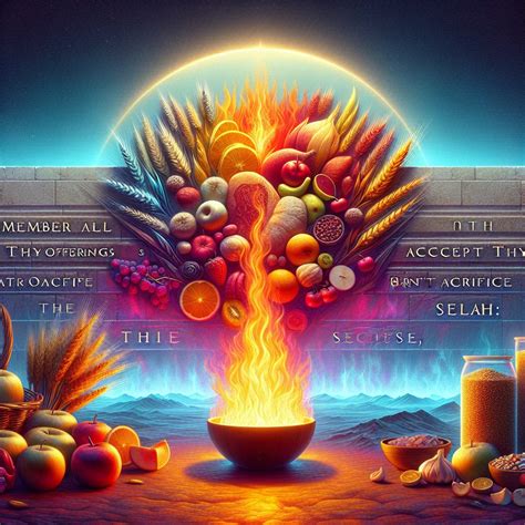 Psalms 20:3 Artwork | Bible Art