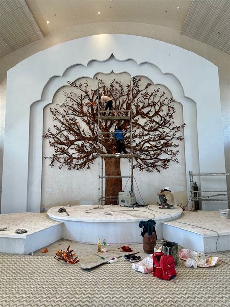 Metal Tree Sculpture for Gurudwara Sahib, Gurgaon | Universal India Studio