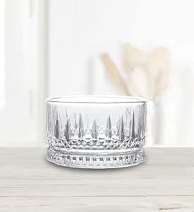 Buy HOMIES Glass Bowls Set for Kitchen Prep, Small Pinch Bowls, Clear ...