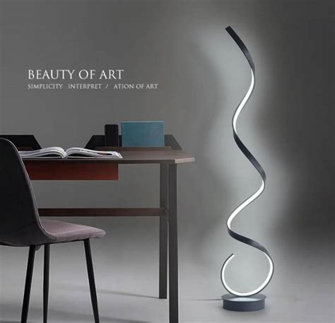 HOCC LED Arc Floor Lamp,LED Nordic Creative Design Living Room Floor ...