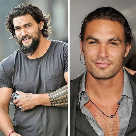 Jason Momoa | Beard or no beard, Jason momoa, Beard