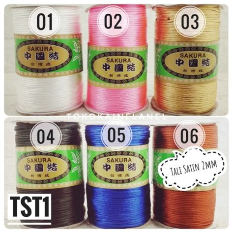 TST1 Tali Satin / Tali China / Tali Shanghai 2mm (Per Meter)