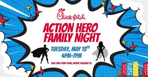 Chick-fil-A Action Hero Family Night, 653 Long Point Road, Mount ...