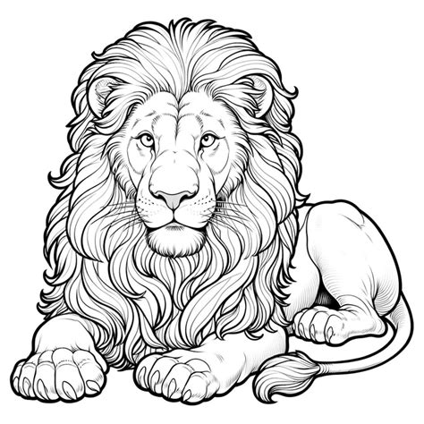 25 Lion Coloring Pages: Free Printable Sheets In 2025 | Lion Coloring ...