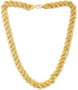 brado jewellery 1 Gram Gold plated Chain For Boys and Man Gold-plated ...