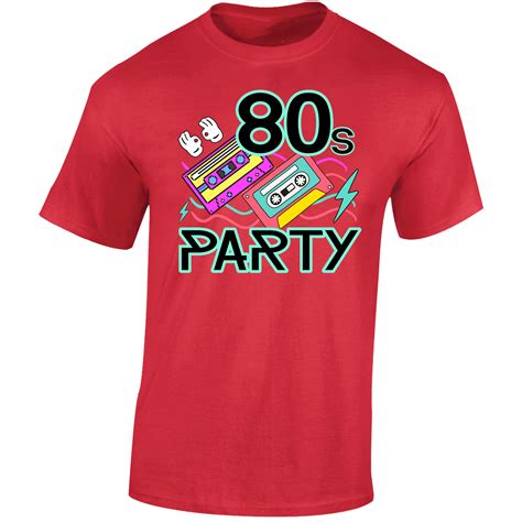 I Love The 80's Retro Mens T-Shirt Pop Fancy Dress Unisex Party Gift ...