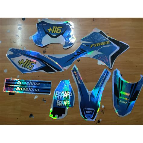 Jual Stiker Decal Fullbody KLX BF / D-tracker NEW HOLOGRAM custom ...