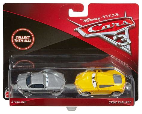Disney Pixar Cars Cars 3 Sterling Cruz Ramirez Diecast 2-Pack Damaged ...