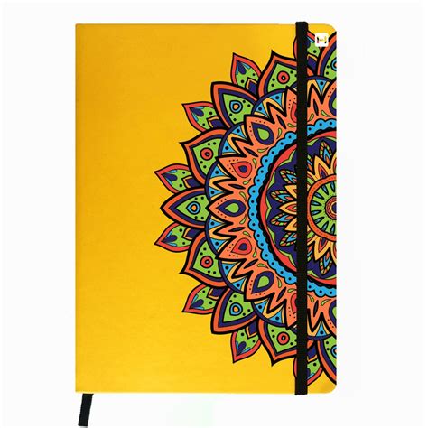 Hamee Premium Notebook Yellow Leather Hardbound Cover Classic Notebook ...