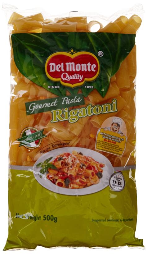 Delmonte Rigatoni Pasta, 500g : Amazon.in: Grocery & Gourmet Foods
