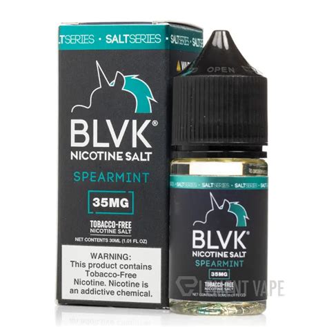 Spearmint by BLVK salt | 30ML | 50MG 35MG | Indian Vape - Vape Ninja