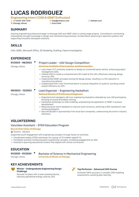 Civil Engineering Resume Examples 的图像结果