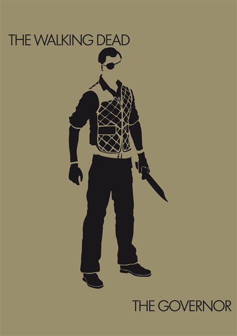 Walking Dead Governor Silhouette