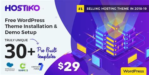 multi hosting v1 5 4 whmcs hosting wordpress theme