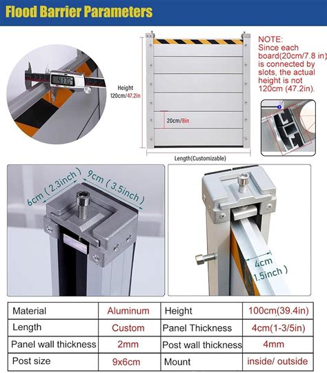 NMDCDH Basement/Home/Doorway Flood Protection Barriers, India | Ubuy