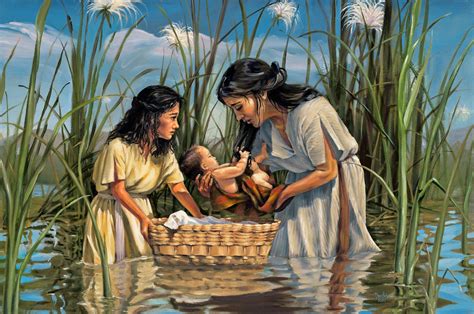"A Mothers' Sacrifice" (Johebed, Miriam and Moses) by artist Megan ...