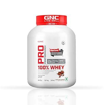 GNC Pro Performance 100% Whey Protein | 4 lbs | Muscle Growth | Muscle ...