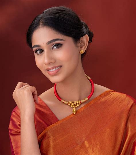 Necklace | Buy Rust Orange Thread Goph Necklace @OnlinePNG – P. N ...
