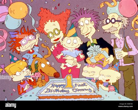 RUGRATS, Angelica, Spike the dog, Chuckie, Mrs. Pickles, Tommy Pickles ...