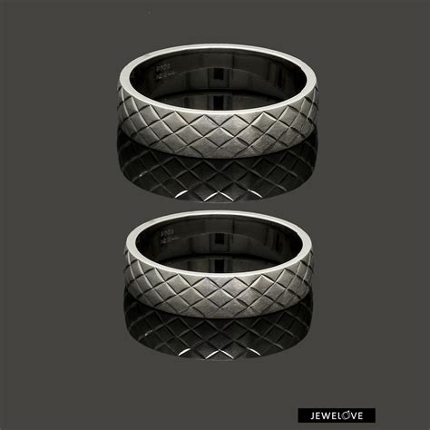 Jewelove™ Rings Platinum Love Bands JL PT 1322