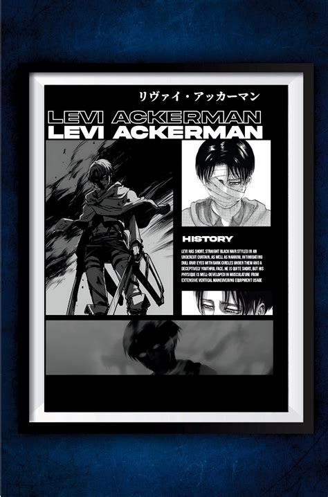 Levi Poster #1 || Anime Posters – GeekyGallery