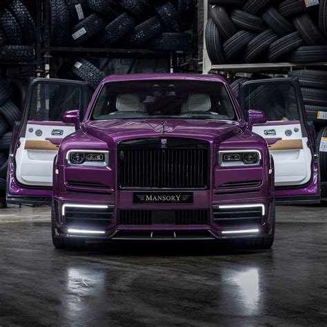 Mansory Turns the Rolls-Royce Cullinan Into a Purple Luxury Wagon - autoevolution