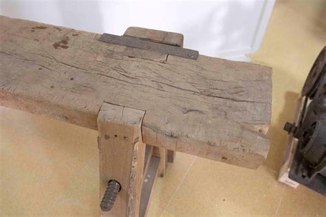 Spanish Solid Wood Carpenter's Workbench For Sale at 1stDibs ...