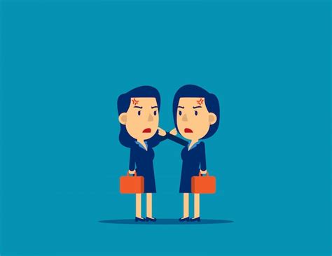 Colleagues arguing | Premium Vector