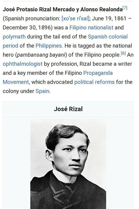 3 interesting Facts of Jose Rizal? - Brainly.in
