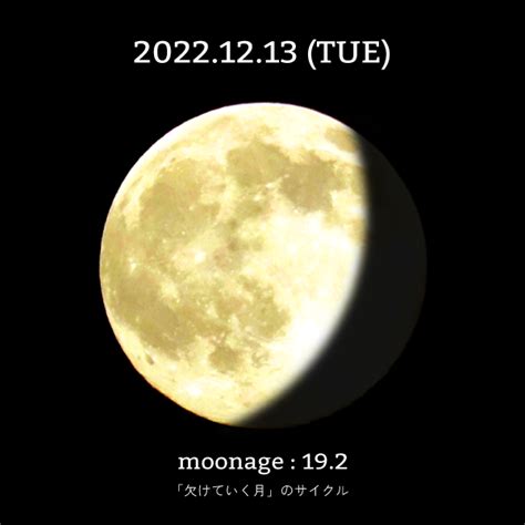 欠けていく月、獅子座の月｜12月13日の月からのメッセージ