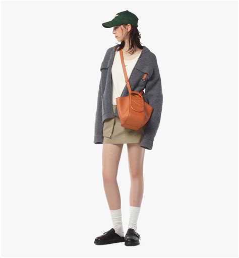 Mini Mode Travia Shoulder Bag in Spanish Nappa Leather Cognac | MCM ®MY